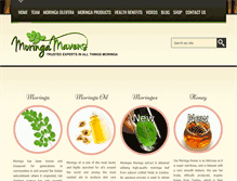 Tablet Screenshot of moringamavens.com